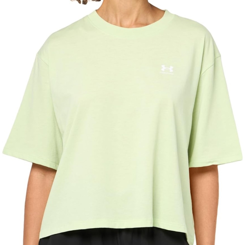 Under Armour Green Oversized Boxy Short Sleeve Tee